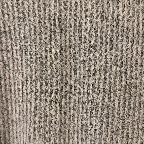 Garage Gray Cropped Ribbed Knit Sweater - Picture 3 of 5